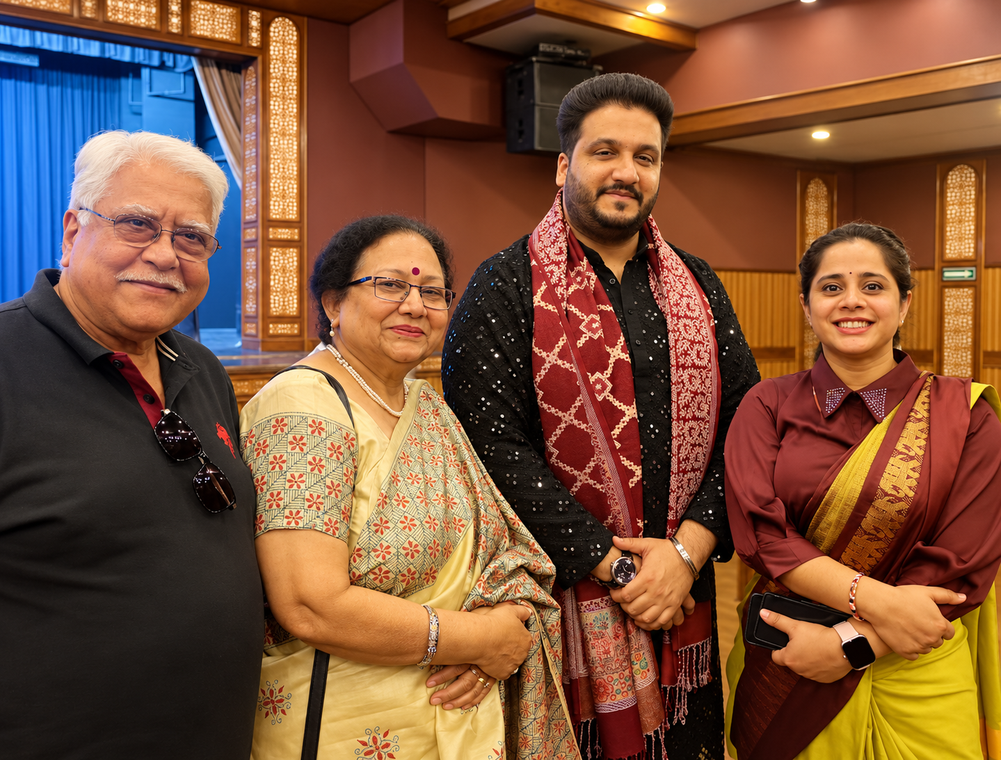 Help Artist India Foundation members gathered at an event